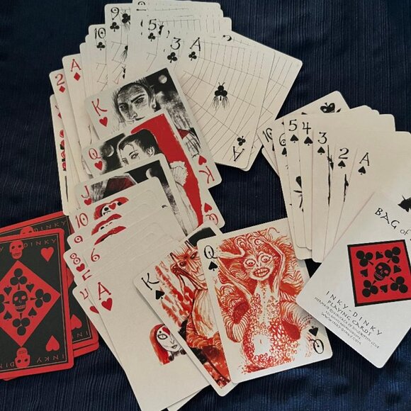 Bag of Bones Playing Cards - Picture 3 of 3
